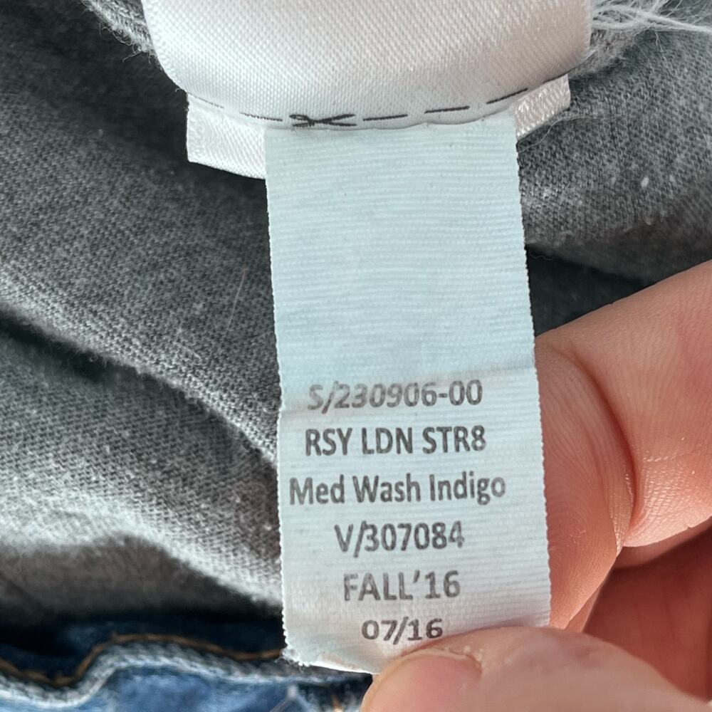 Baby Gap Jersey Lined Girlfriend Jeans 6-12 Months Medium Wash Adjustable - Picture 3 of 9